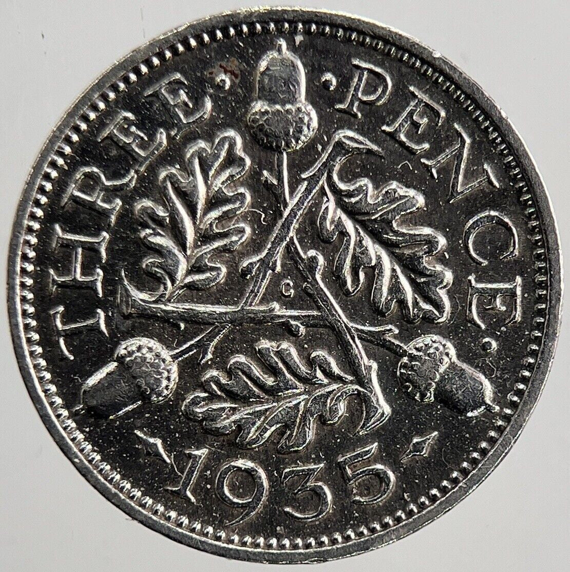 1935 George V Threepence Silver Coin | Very High Grade | a6072