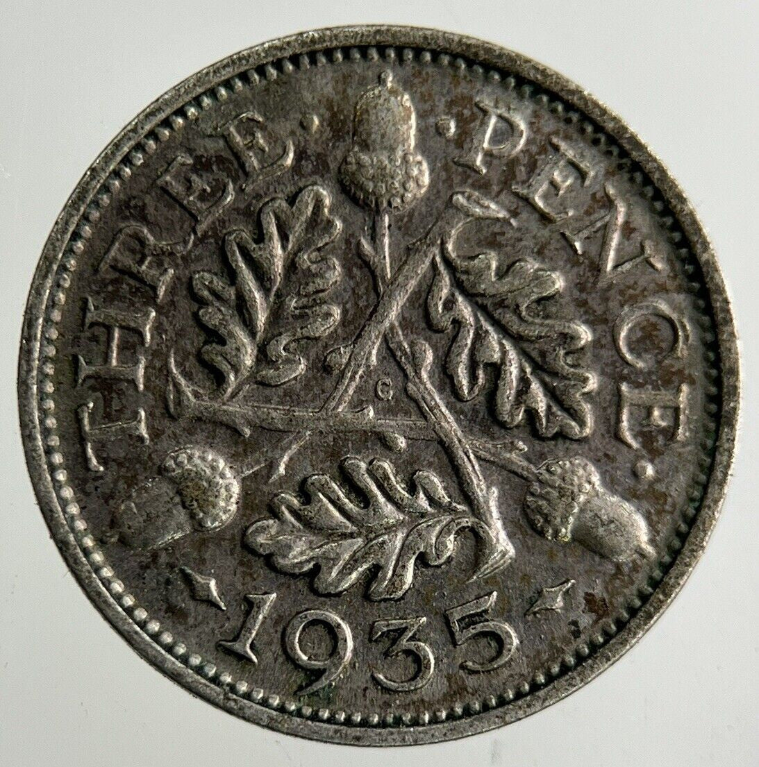 1935 George V Threepence Silver Coin | Fine Collectable Grade