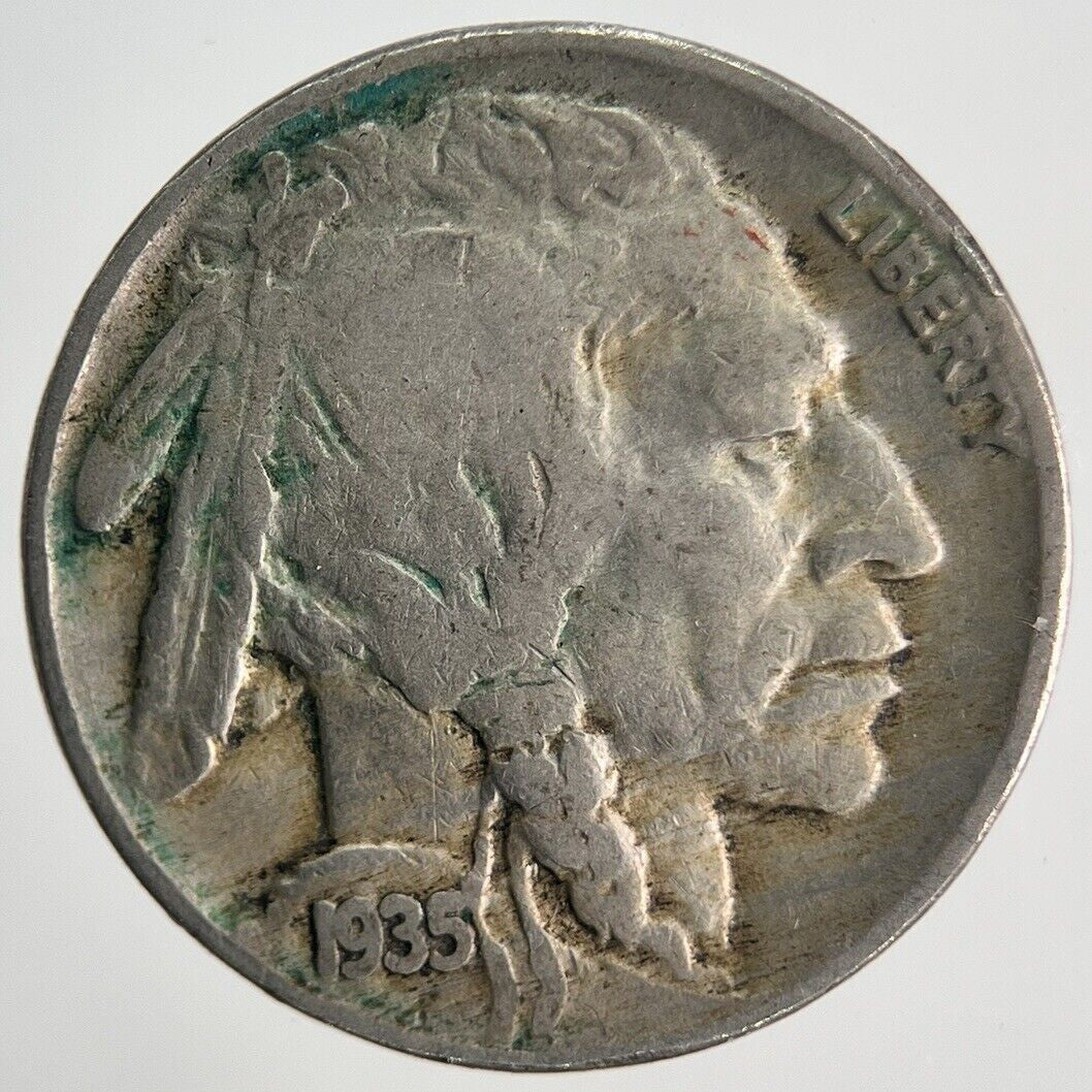 1935 US USA Buffalo Indian Head Nickel Coin | Collectable Grade | a1919