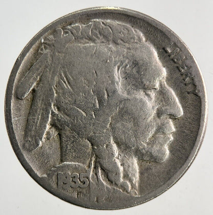 1935 US USA Nickel Buffalo Coin | Fine Collectable Grade