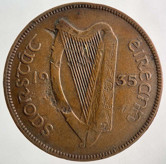 1935 Irish One Penny Coin | Collectable Grade
