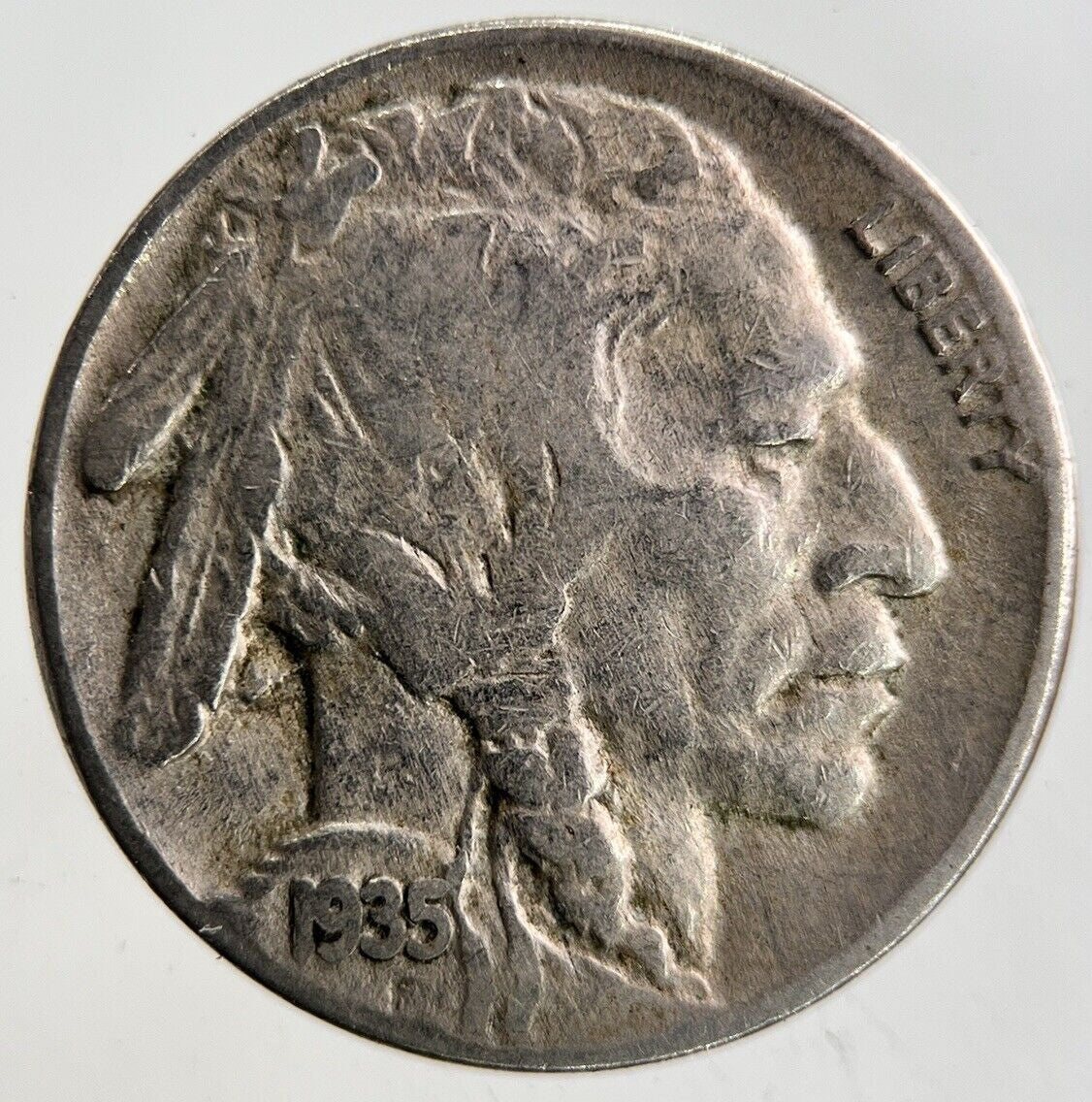 1935 US USA Indian Head Buffalo Nickel Coin | Fine Collectable Grade