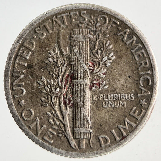 1935 US USA Mercury Dime Silver Coin | Very High Grade