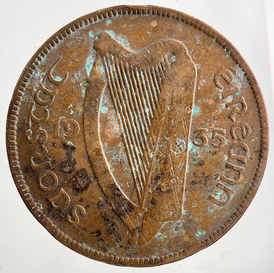 1935 Irish One Penny Coin | Collectable Grade