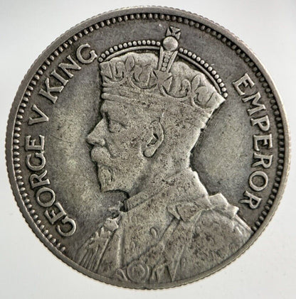 1935 New Zealand Shilling Silver Coin | Fine Collectable Grade