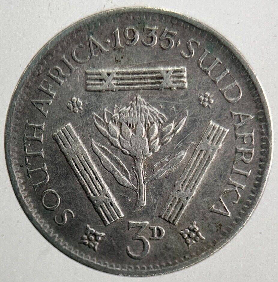 1935 South Africa Threepence Coin | Fine Collectable Grade | a5464