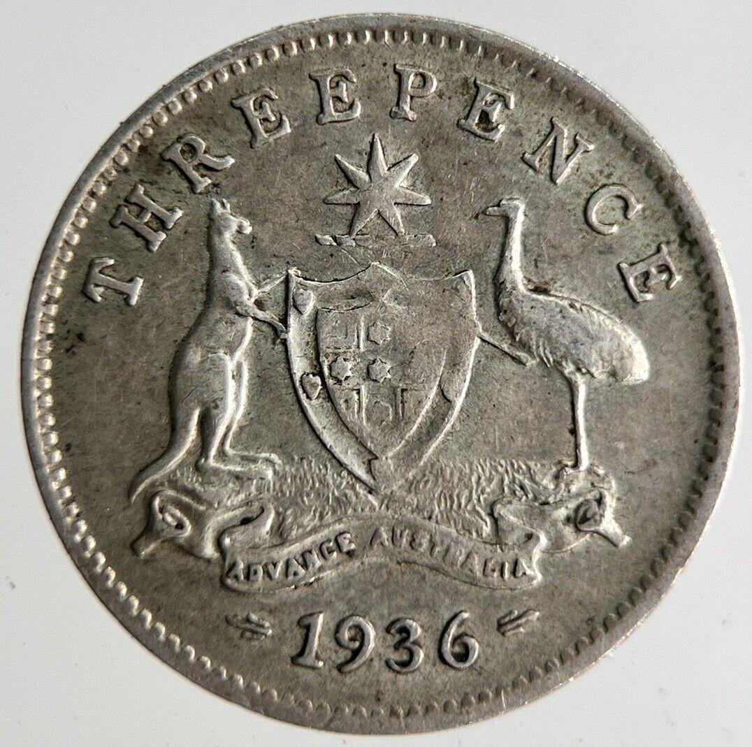 1936 Australia Threepence Silver Coin | Collectable Grade