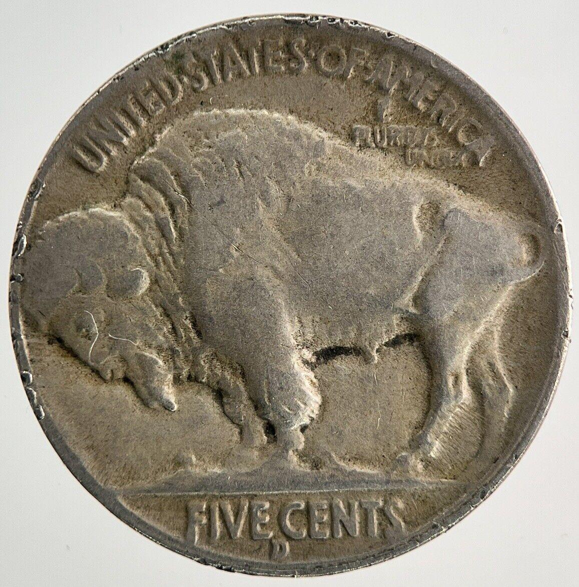 1935-D US USA Buffalo Indian Head Nickel Coin | Fine Collectable Grade