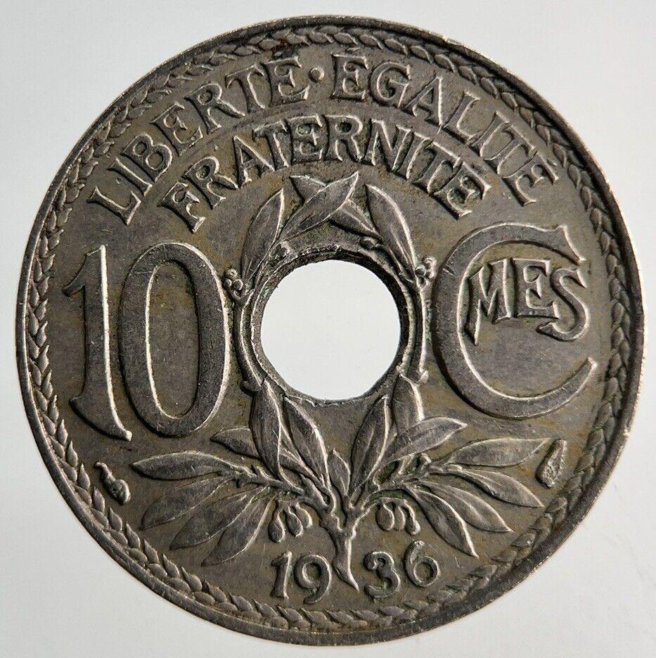 1936 France 10 Centimes Coin | Fine Collectable Grade