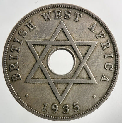 1935 West Africa One Penny Coin | Fine Collectable Grade