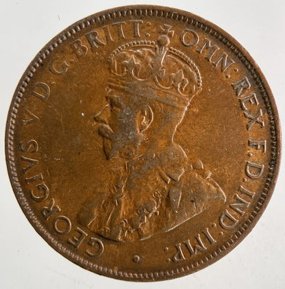 1936 Australia Half-Penny Coin | Fine Collectable Grade