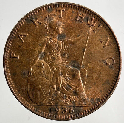 1936 George V Farthing Coin | Very High Grade