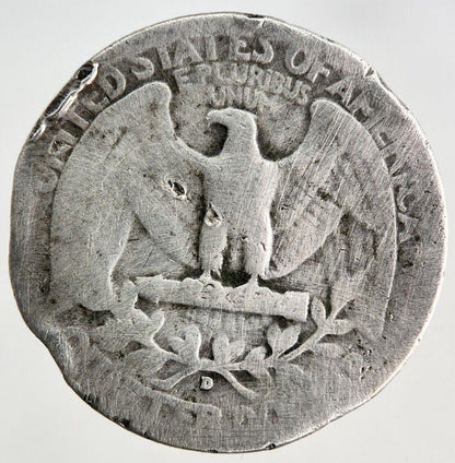 1935-D US USA Quarter Dollar Silver Coin | Collectable Grade