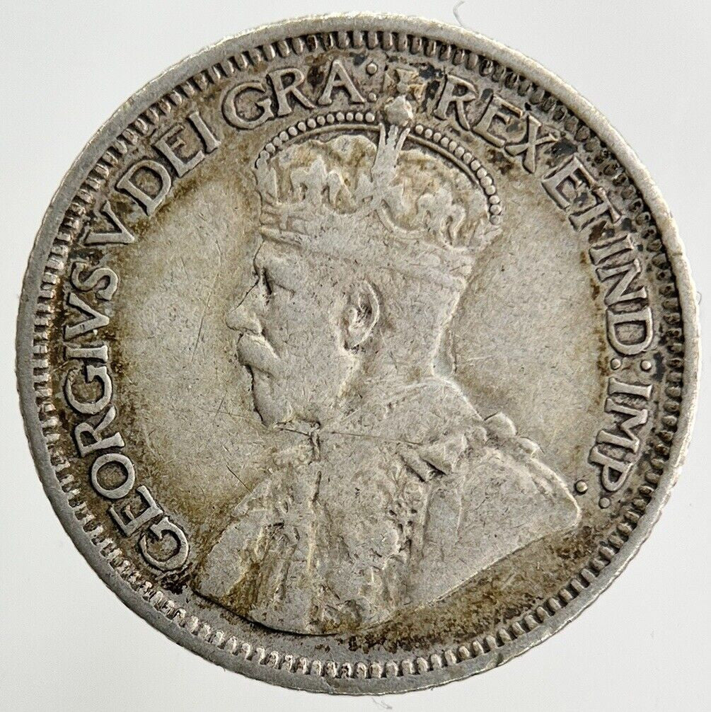 1936 Canada 10 Cents Silver Coin | Fine Collectable Grade