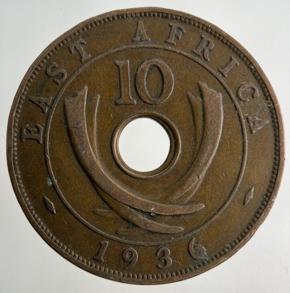 1936 East Africa 10 Cents Coin | Fine Collectable Grade