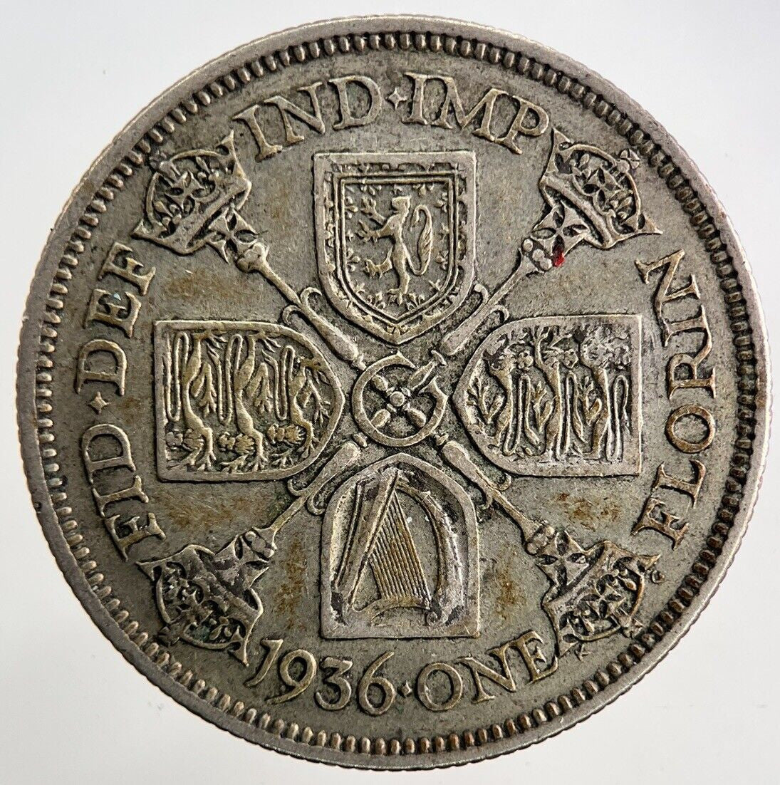 1936 George V Florin Silver Coin | Fine Collectable Grade