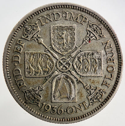 1936 George V Florin Silver Coin | Fine Collectable Grade