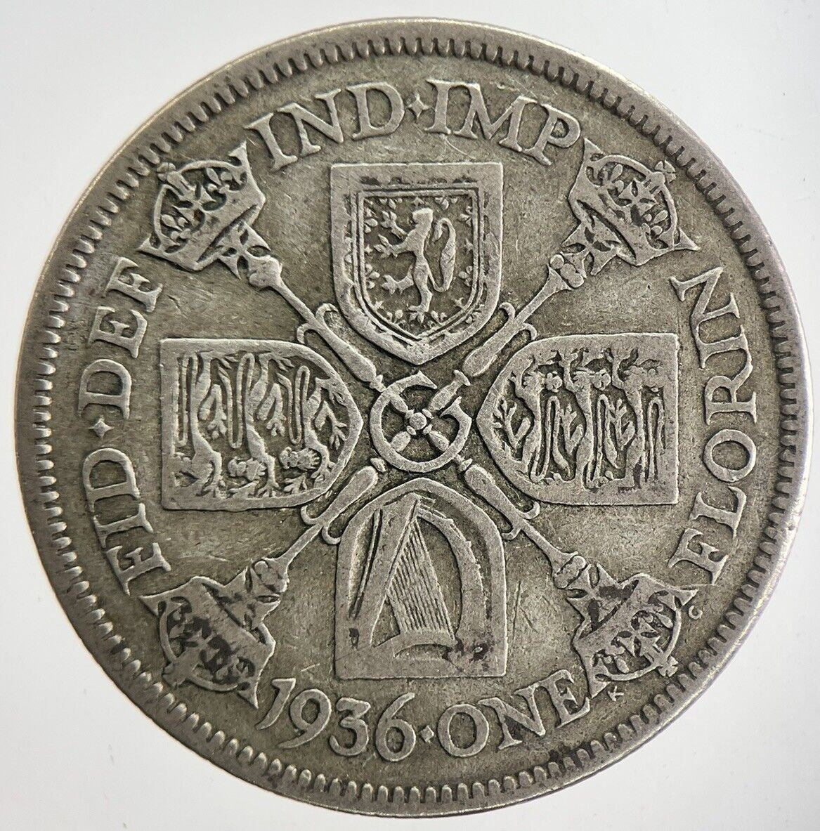 1936 George V Florin Silver Coin | Fine Collectable Grade