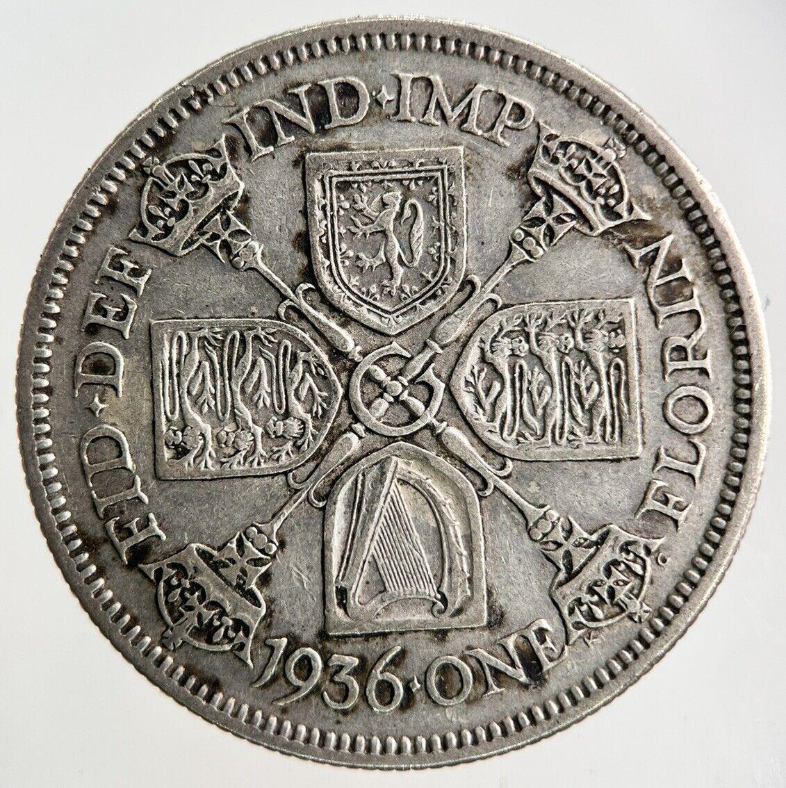 1936 George V Florin Silver Coin | Fine Collectable Grade