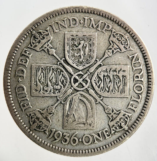 1936 George V Florin Silver Coin | Collectable Grade