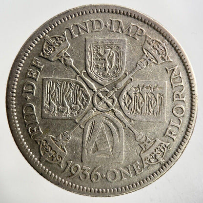 1936 George V Florin Silver Coin | Collectable Grade