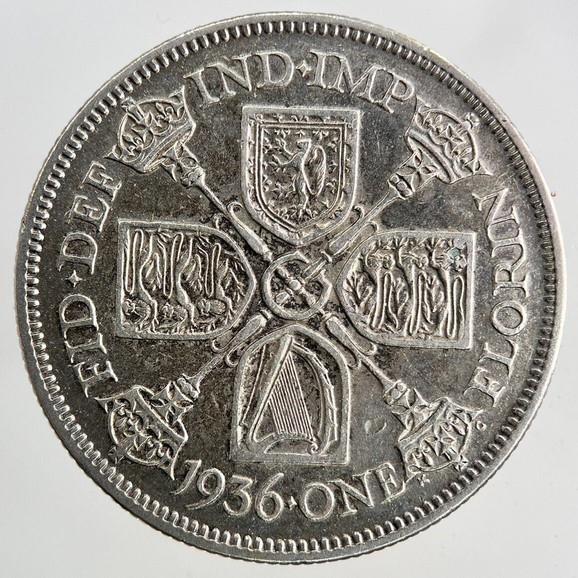 1936 George V Florin Silver Coin | Fine Collectable Grade
