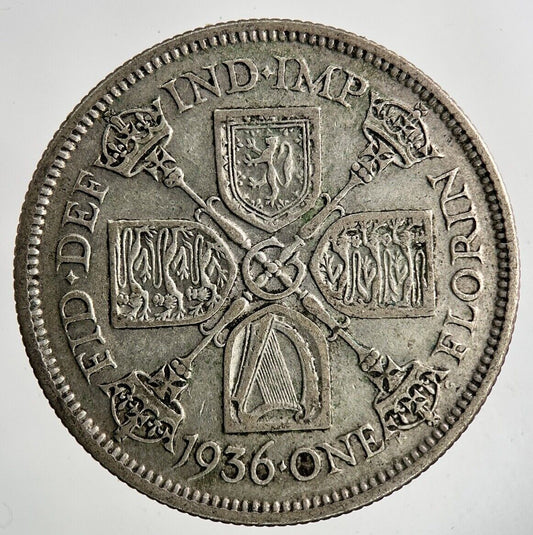 1936 George V Florin Silver Coin | Fine Collectable Grade