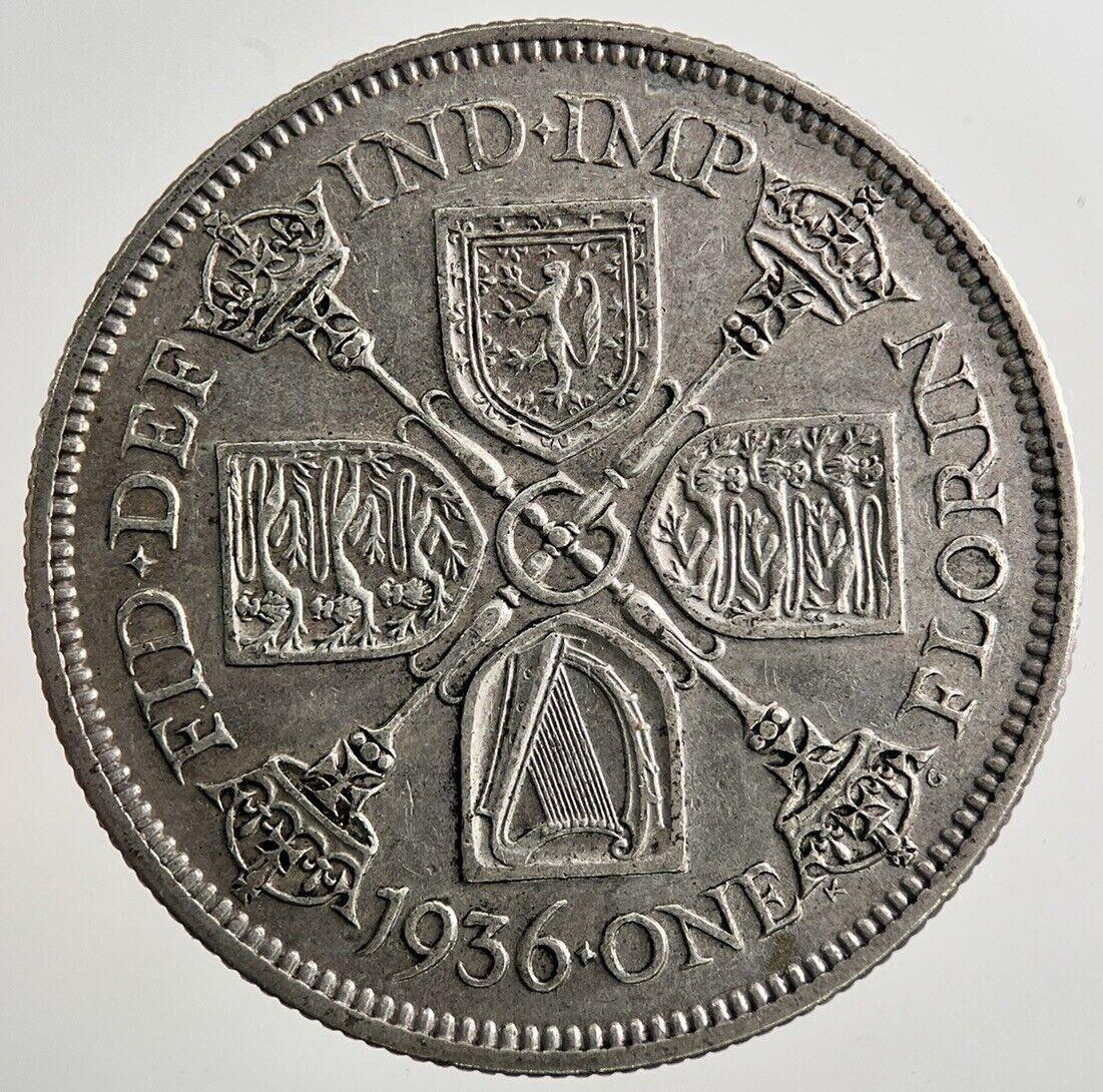 1936 George V Florin Silver Coin | Fine Collectable Grade | a8102