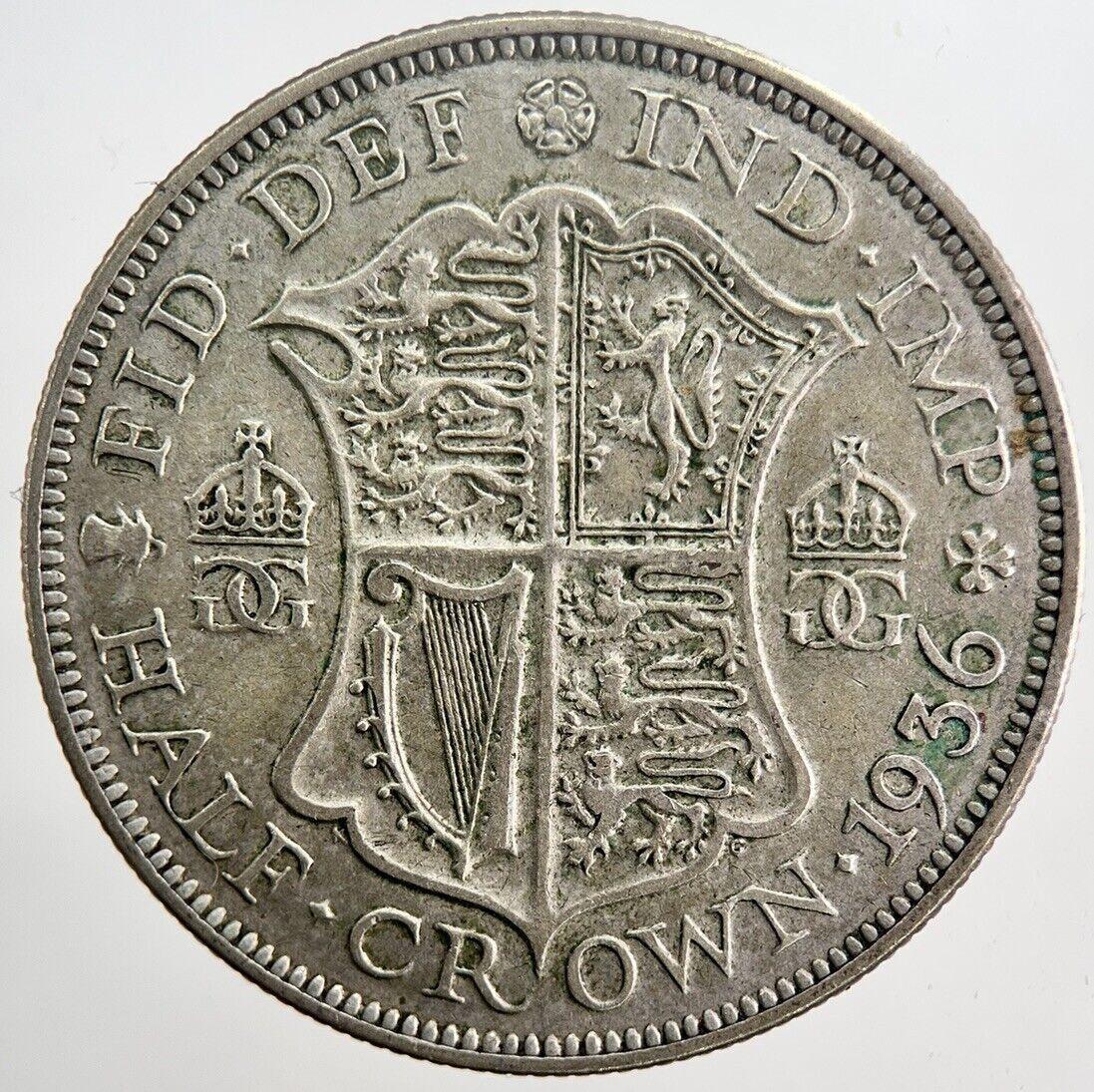 1936 George V Half-Crown Silver Coin | Very High Grade | a5908