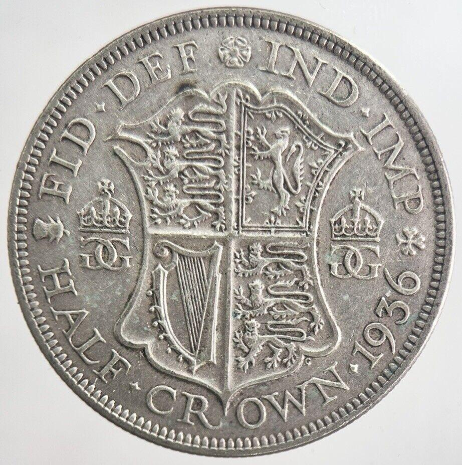1936 George V Half-Crown Silver Coin | Fine Collectable Grade | a6327