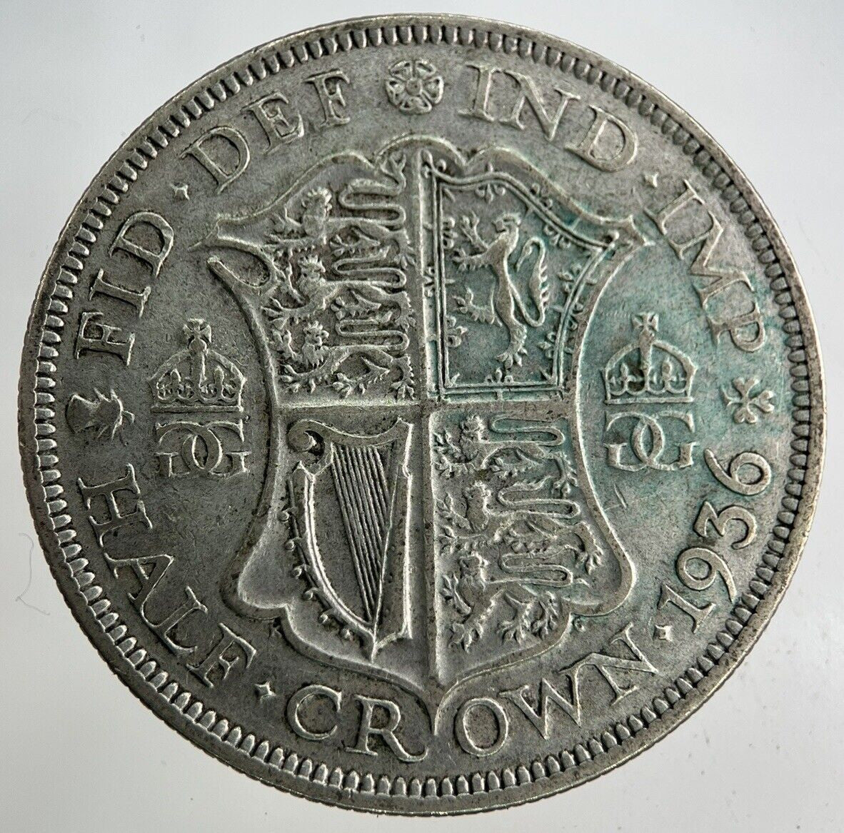 1936 George V Half-Crown Silver Coin | Fine Collectable Grade
