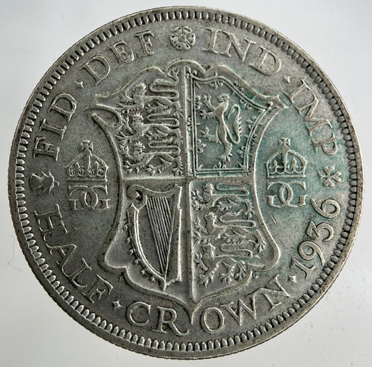 1936 George V Half-Crown Silver Coin | Fine Collectable Grade