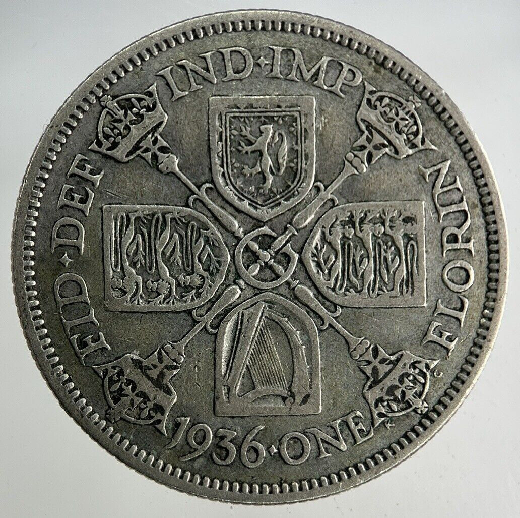 1936 George V Florin Silver Coin | Fine Collectable Grade