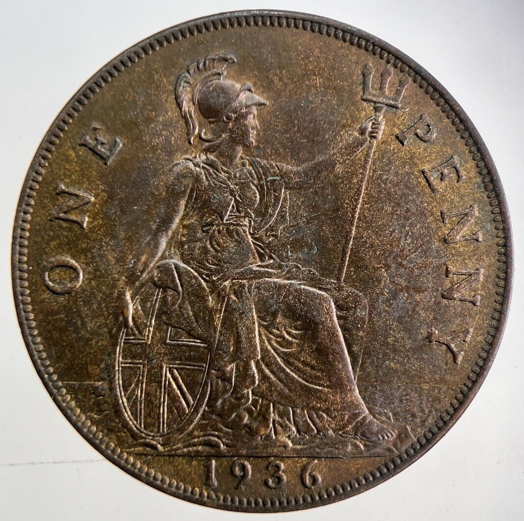 1936 George V One Penny Coin | Very High Grade