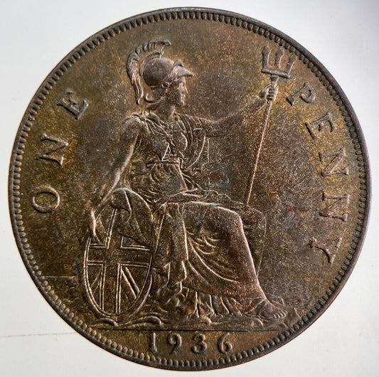 1936 George V One Penny Coin | Very High Grade