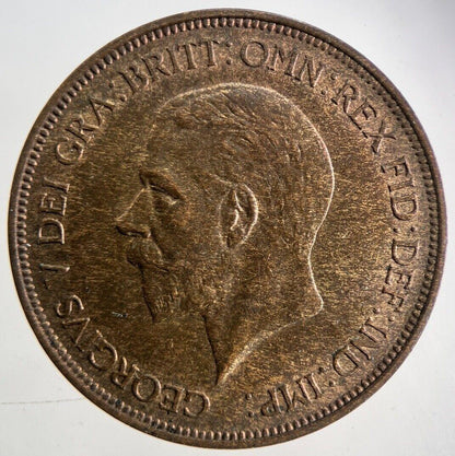 1936 George V One Penny Coin | Very High Grade
