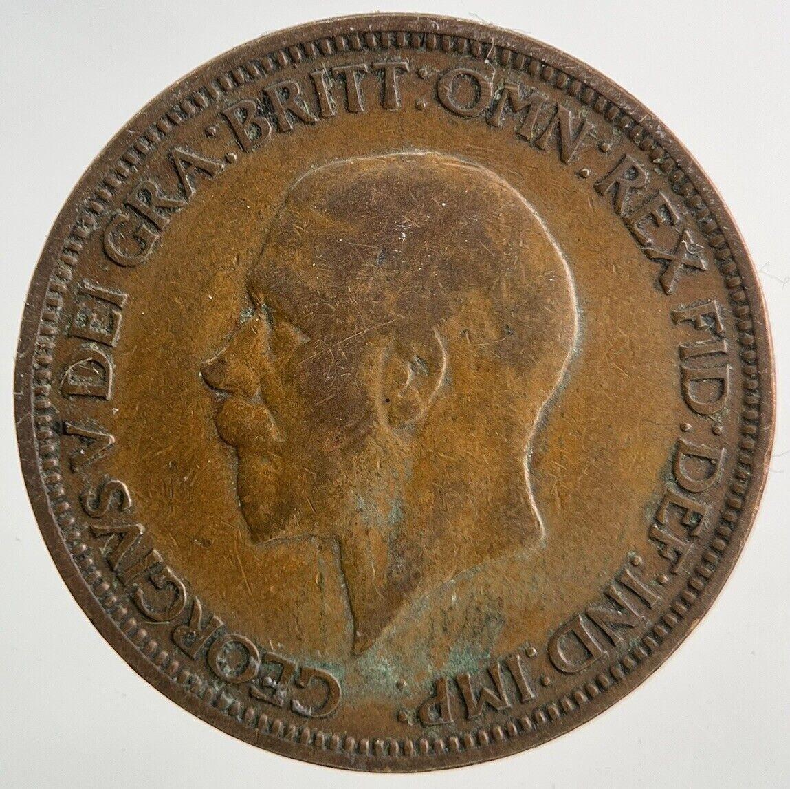 1936 George V Half-Penny Coin | Fine Collectable Grade