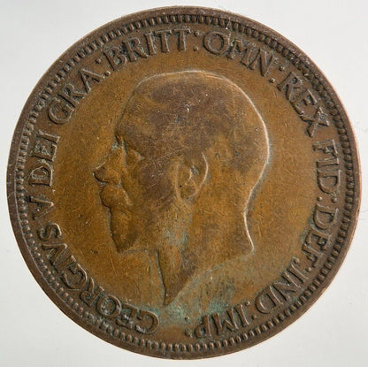 1936 George V Half-Penny Coin | Fine Collectable Grade