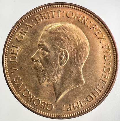 1936 George V One Penny Coin | Very Fine Grade