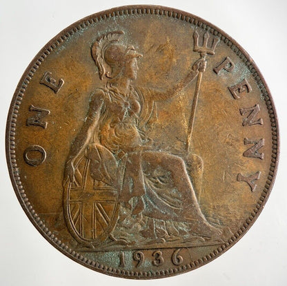 1936 George V One Penny Coin | Fine Collectable Grade