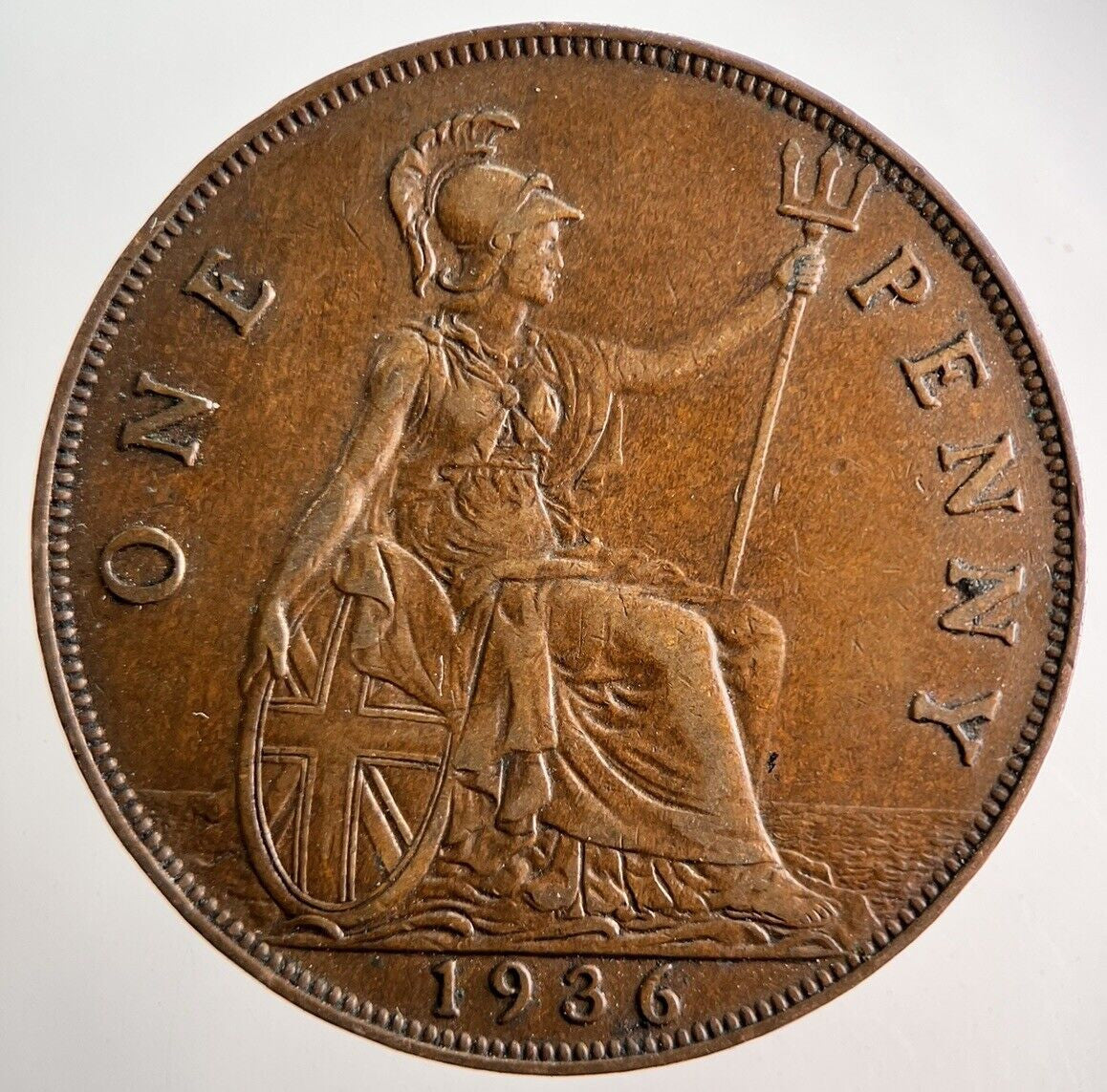 1936 George V One Penny Coin | Very High Grade