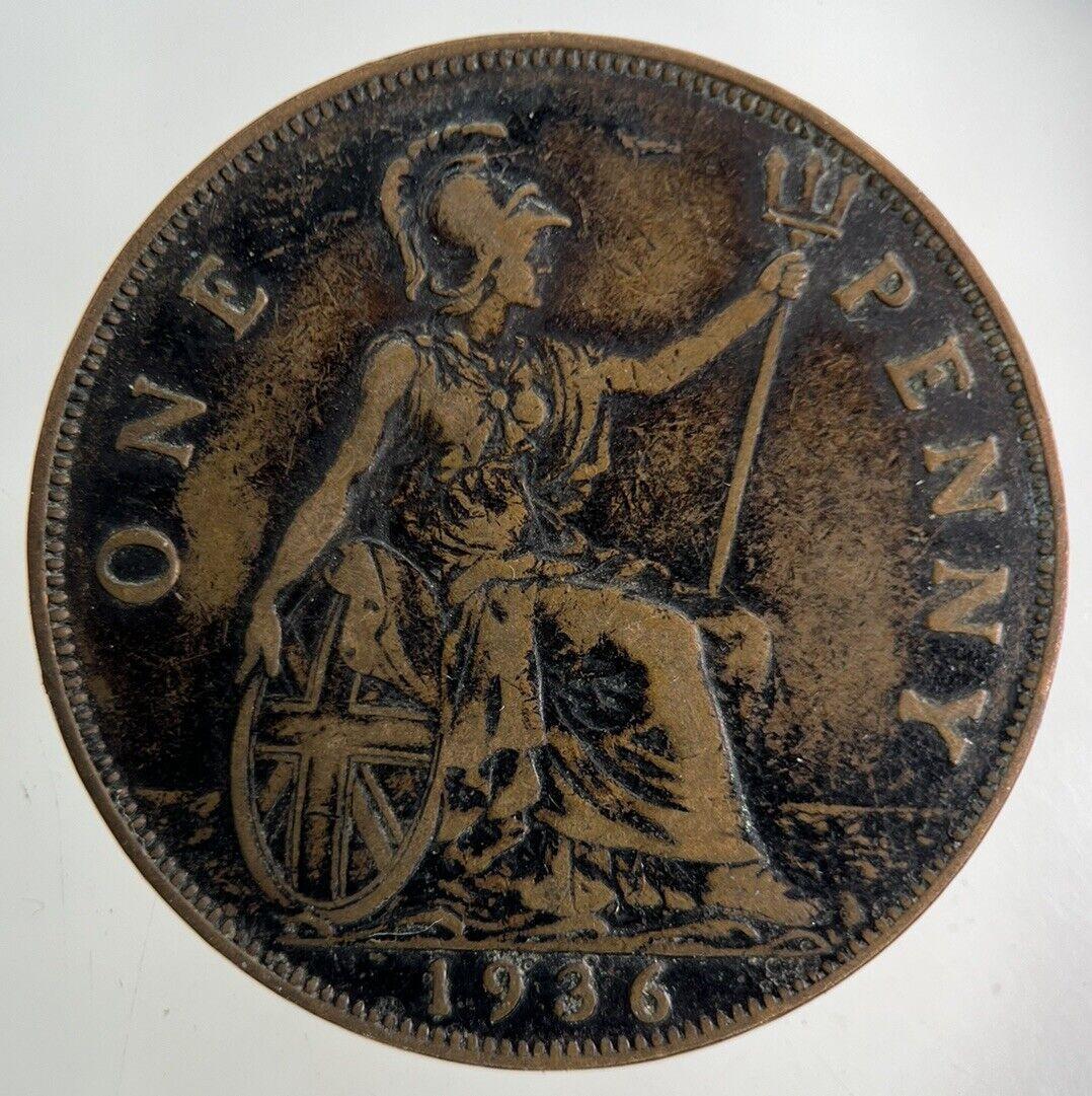 1936 George V One Penny Coin | Fine Collectable Grade