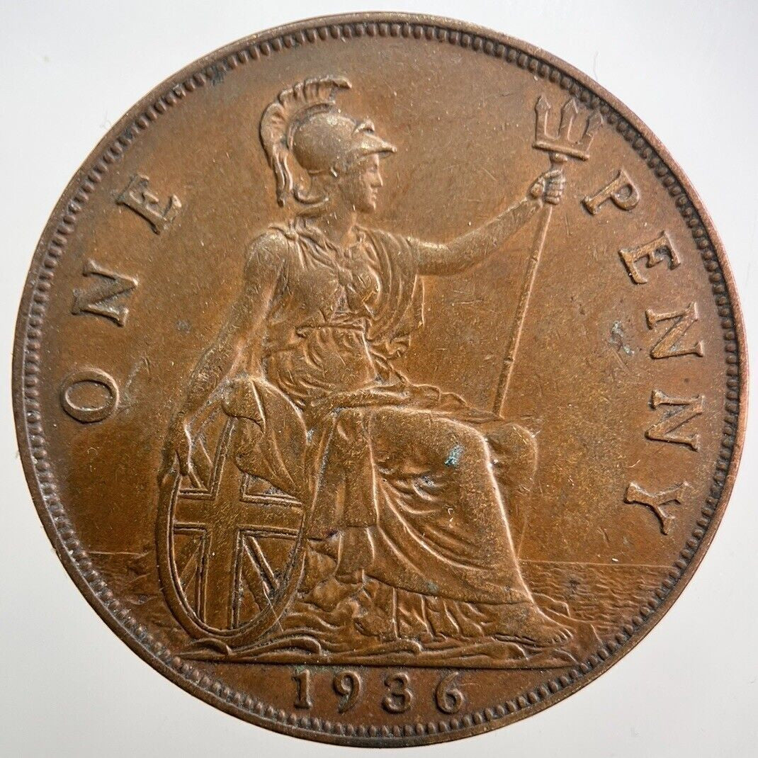 1936 George V Penny Coin | Very High Grade | a7187