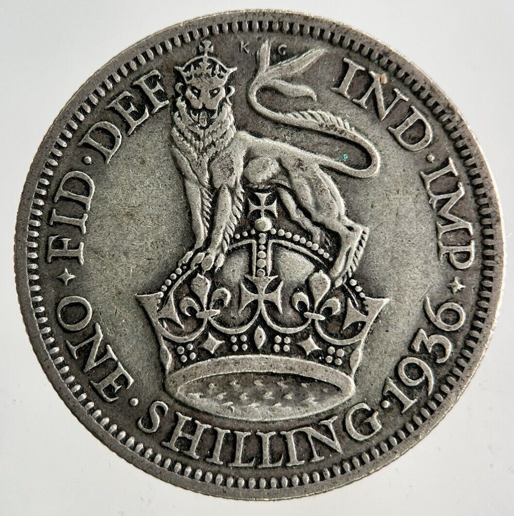 1936 George V Shilling Silver Coin | Fine Collectable Grade