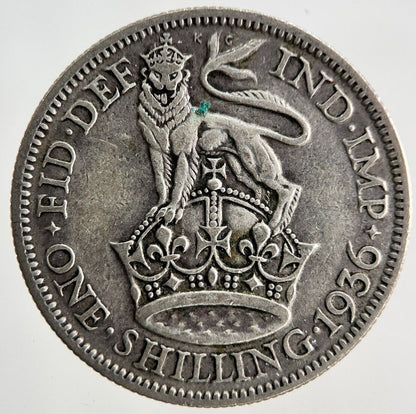 1936 George V Shilling Silver Coin | Fine Collectable Grade