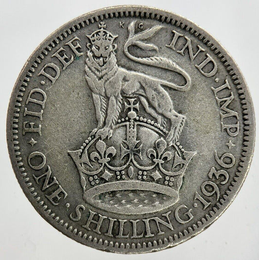 1936 George V Shilling Silver Coin | Collectable Grade