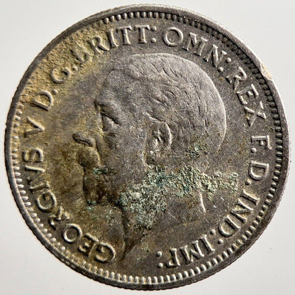 1936 George V Sixpence Silver Coin | Very High Grade | a3553