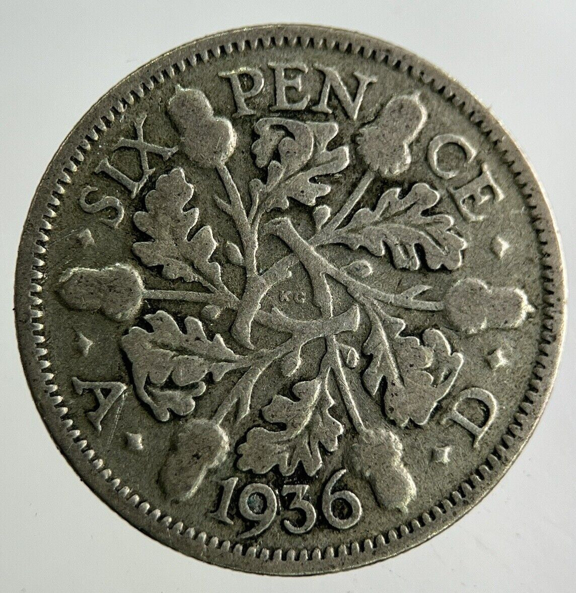 1936 George V Sixpence Silver Coin | Collectable Grade