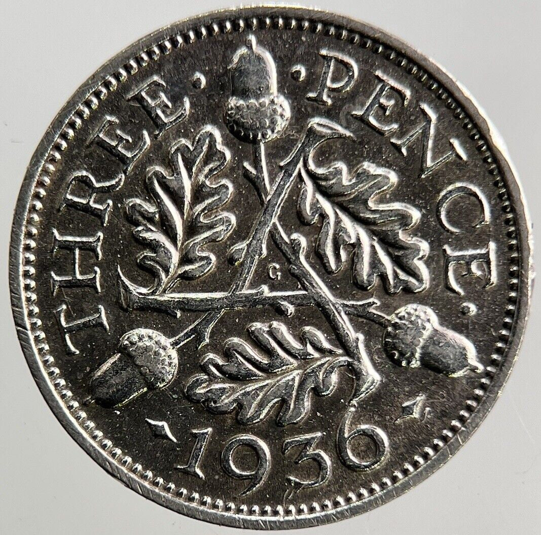1936 George V Threepence Silver Coin | Very High Grade | a3715