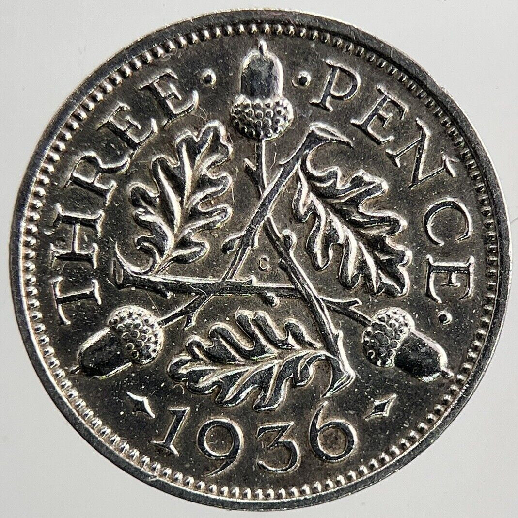 1936 George V Threepence Silver Coin | Very High Grade | a6073